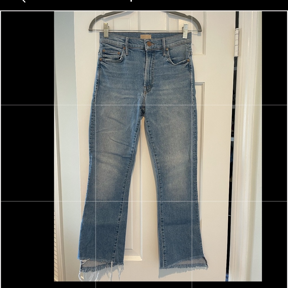 Mother Denim Insider Crop Step Fray